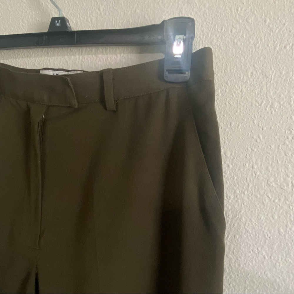 Olive green John Meyer Studios trousers w99 - Picture 3 of 9